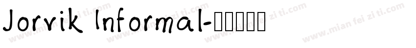 Jorvik Informal字体转换